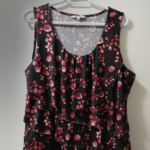 ALFRED SUNG Tops - Sleeveless ruffle top